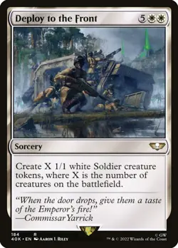 MTG Deploy to the Front ** Warhammer 40,000 Commander ** English (NM) - Image 1