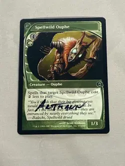 MTG Spellwild Ouphe Artist Proof Sketch and Signature Signed Altmann - Image 1