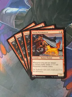 Young Pyromancer x 4 | 7% Off 2+ | Dragonstorm | NM | MTG - Image 1