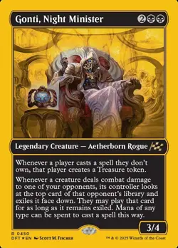 Gonti, Night Minister (First-Place Foil) Aetherdrift Foil - Image 1