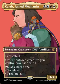 Cayth, Famed Mechanist Modern Horizons 3 Commander MTG NM borderless - Image 1