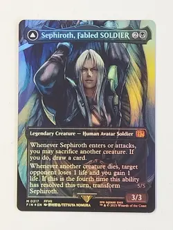 Sephiroth, Fabled SOLDIER (0317) (Borderless) Final Fantasy Foil - Image 1