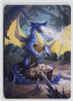 MTG D&D Forgotten Realms Art Series Blue Dragon x1 NM 73/81 - Image 1