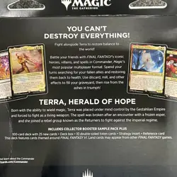 MTG Final Fantasy VI Commander Deck Revival Trance Worn Box - Image 4