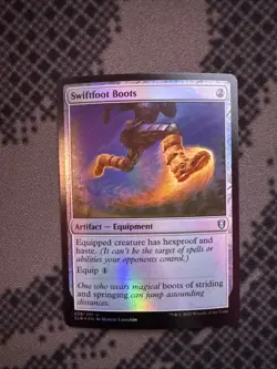 Swiftfoot Boots Commander Legends: Battle for Baldur's Gate Foil - Image 1