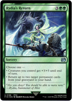 Rydia's Return (Foil) - 0198 - Final Fantasy - MTG - NM/M - Image 1