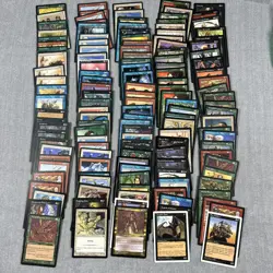 VTG Magic The Gathering MTG Huge 135+ Mixed Set Lot 1994-95-96-97-98 - Image 1