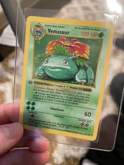 Pokemon 1999 Base Set Venusaur 1st Edition #15/102 - Image 2