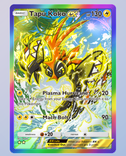 Pokemon TCG POCKET - Tapu Koko Rainbow Rare 2⭐, Extradimensional Crisis, English - Image 3