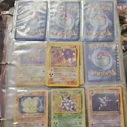 Pokemon TCG Holo Binder Lot Hitmontop Ninetales Nidoking Haunter English Cards - Image 1