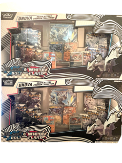 Pokemon Sealed Black Bolt & White Flare Unova Heavy Hitters Lot Of 2 FREE SHIP - Image 1
