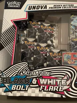 Pokemon Sealed Black Bolt & White Flare Unova Heavy Hitters Lot Of 2 FREE SHIP - Image 5