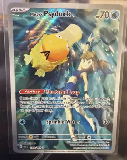 Misty's Psyduck Illustration Rare Pokemon Destined Rivals (DRI) #193 - Image 1