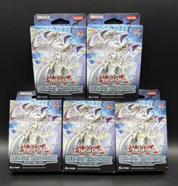 Lot of (5) Yu-Gi-Oh Structure Deck Blue-Eyes White Destiny Factory Sealed NEW! - Image 1