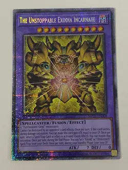 Yugioh The Unstoppable Exodia Incarnate 1st Edition Starlight Rare NM Free Holo - Image 1
