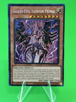 Yu-Gi-Oh Maze Of The Master Galaxy-Eyes Tachyon Primal Secret Rare MZTM-EN011 NM - Image 1