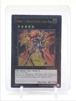 NUMBER 12: CRIMSON SHADOW ARMOR NINJA 2012 YU-GI-OH! ULTIMATE RARE A Q3423 - Image 1