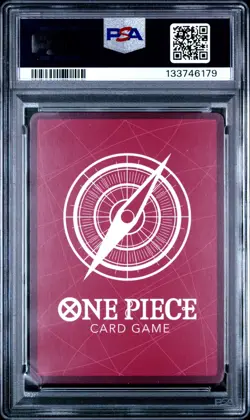 2022 ONE PIECE OP01-ROMANCE DAWN ALTERNATE ART-ERRATA MONKEY D. LUFFY PSA 10 - Image 2
