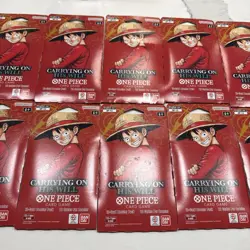 One Piece TCG: Carrying On His Will Sleeved Booster OP-13 English (LOT OF 18) - Image 4