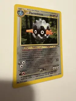 Pokemon TCG Vintage Forretress Neo Discovery Holo Rare Card 2/75 - Image 2