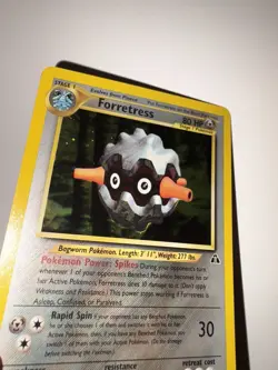 Pokemon TCG Vintage Forretress Neo Discovery Holo Rare Card 2/75 - Image 5