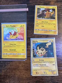 Pikachu Lot SM108, SM234, HGSS03 Black Star Promo Pokemon Cards. Free Shipping! - Image 1
