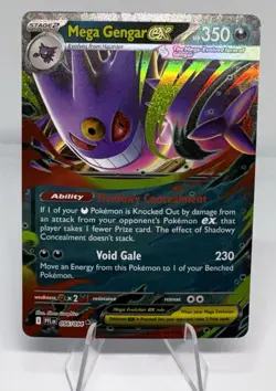 2025 Pokemon Mega Gengar EX & Diancie EX 60 CardS Deck Box 4 Gengar & 3 DIANCIE - Image 2