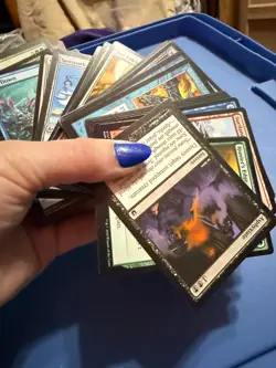 MTG Magic the Gathering Bulk Lot 500U Cards - Image 1