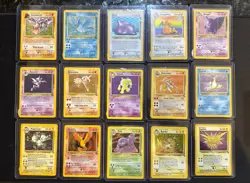 Pokemon Cards - The COMPLETE Fossil Set - WOTC - All 62 or 62 Included! - Image 1