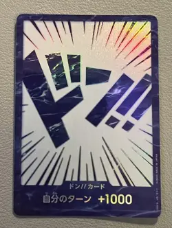 One Piece DON!! Card Blue Japanese Promo 2nd Anniversary - Image 1