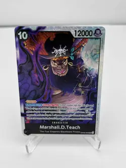 Marshall.D.Teach OP09-093 Super Rare One Piece TCG Card Game - Image 1