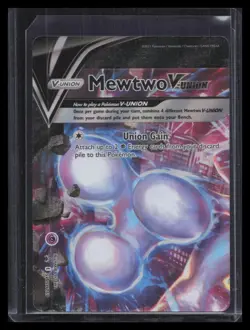 Mewtwo V-UNION Holo SWSH: Sword & Shield Promo Cards #SWSH159 - Image 1