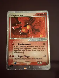 Pokemon Magmar EX Holo Card 100/109 Ultra Rare 2003 Ruby and Sapphire - Image 1
