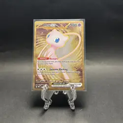 Pokemon TCG - Mew 205/165 Scarlet & Violet 151 Gold UPC Promo Metal Card NM / M - Image 1