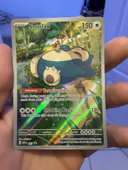 Pokemon TCG Snorlax Scarlet & Violet 151 ETB Promo Card #051 - Image 1