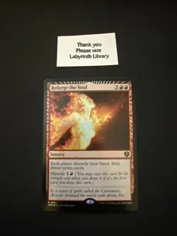 Reforge the Soul Innistrad Remastered Foil Card Near Mint Condition - Image 1