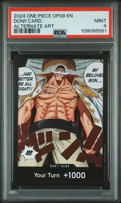 2024 One Piece OP08 Don!! Card Alternate Art PSA 9 MINT - Image 1