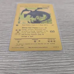 Pokemon Gold Foil Card Shining Charizard 1st Edition Fan Art Card - Image 3