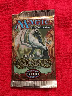 Magic: The Gathering Exodus Expert Booster Pack Sealed 1998 15 Cards - Image 1
