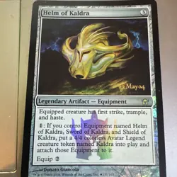 Helm of Kaldra Foil Magic the Gathering Card - Image 1