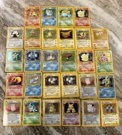 Pokemon WOTC Unlimited Vintage Holo 28 Card Collection - Image 1