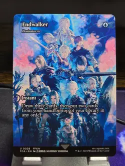 MTG - Endwalker - Brainstorm (0028) Uncommon (Showcase) - FINAL FANTASY (FIN) - Image 1