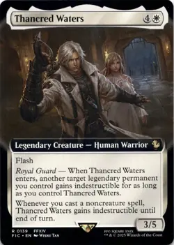 Thancred Waters EXTENDED ART Commander: Final Fantasy Magic MTG NM - Image 1