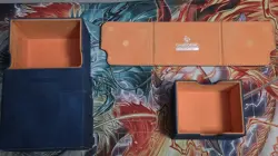 Stronghold 200+XL Exclusive Color Combination Blue & Orange Gamegenic Deck Box - Image 5