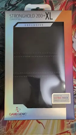 Stronghold 200+XL Exclusive Black & Orange Gamegenic Deck Box - Image 1