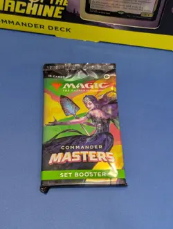 MTG March of The Machine Commander Deck Growing Threat Plus CM set booster pack - Image 2