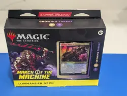 MTG March of The Machine Commander Deck Growing Threat Plus CM set booster pack - Image 4