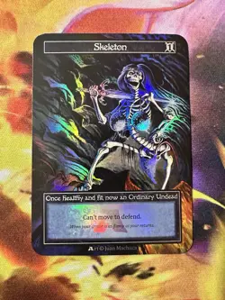 Sorcery: Contested Realm GOTHIC FOIL Skeleton Alpha Investments Rudy Promo NM - Image 1