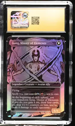 AVATAR AANG Avatar: The Last Airbender Borderless Foil CGC Pristine 10 MTG - Image 2