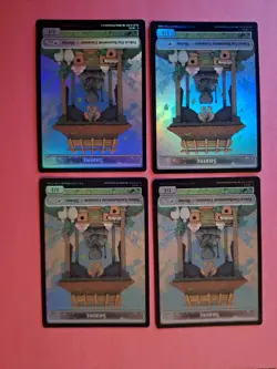 1x Shrine Token Borderless FOIL MTG NM Secret Lair 20 Ways to Win (1835) - Image 1